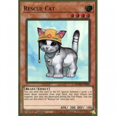 Rescue Cat (V.1 - Premium Gold Rare)