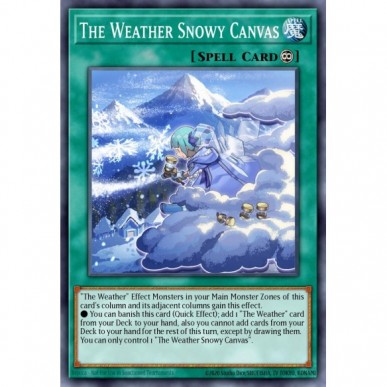 The Weather Snowy Canvas