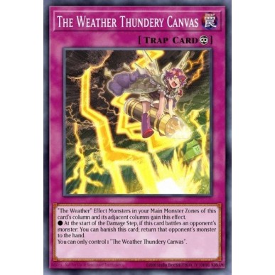 The Weather Thundery Canvas