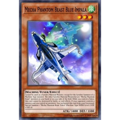 Bestia Fantasma Meccanica Blu Impala