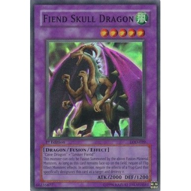 Fiend Skull Dragon (V.1 - Super Rare)
