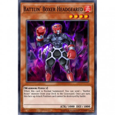 Battlin' Boxer Headgeared