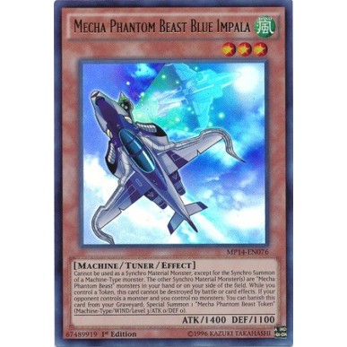 Bestia Fantasma Meccanica Blu Impala