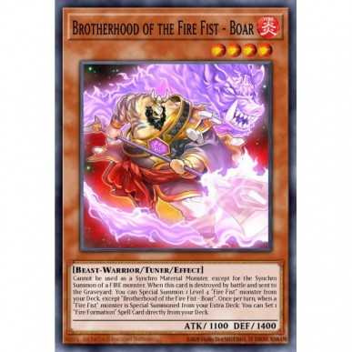 Brotherhood of the Fire Fist - Boar