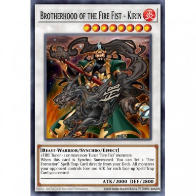 Brotherhood of the Fire Fist - Kirin