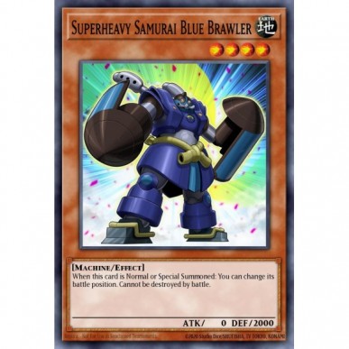 Samurai Superpesante Lottatore Blu