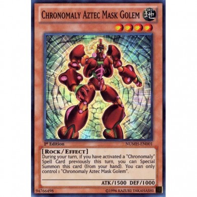 Cronomalia Golem Maschera Azteca