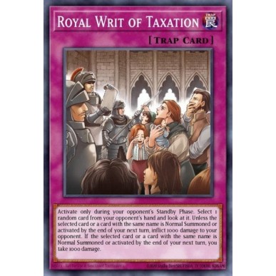 Ordinanza Reale della Tassazione