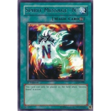 Spirit Message "N" (V.3 - Rare)