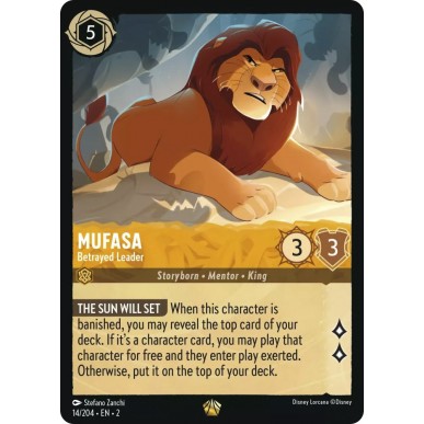 Mufasa - Betrayed Leader