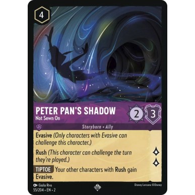 Peter Pan's Shadow - Not Sewn On