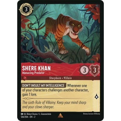 Shere Khan - Menacing Predator