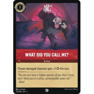 What Did You Call Me?