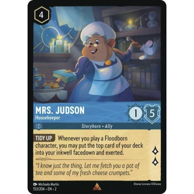 Mrs. Judson - Housekeeper