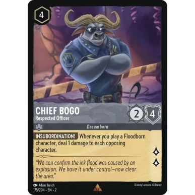 Chief Bogo - Respected Officer