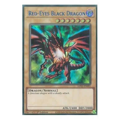 Drago Nero Occhi Rossi (V.1 - Blue)