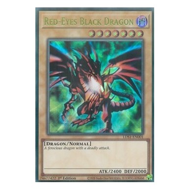 Drago Nero Occhi Rossi (V.1 - Blue)