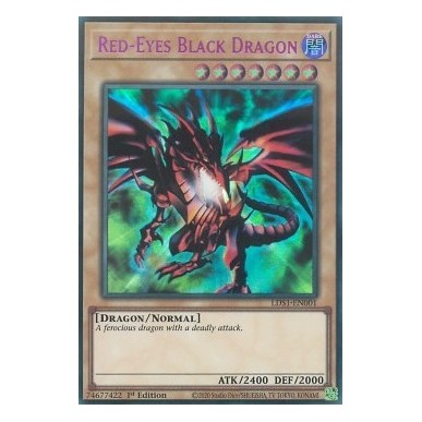 Drago Nero Occhi Rossi (V.3 - Purple)