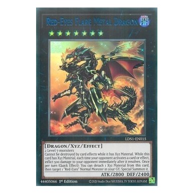 Red-Eyes Flare Metal Dragon (V.1 - Blue)