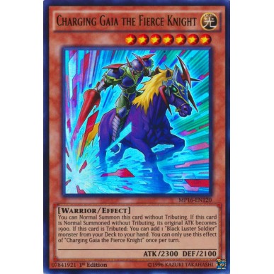 Charging Gaia the Fierce Knight