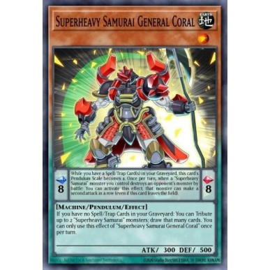 Samurai Superpesante Generale Corallo