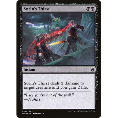 Sorin's Thirst