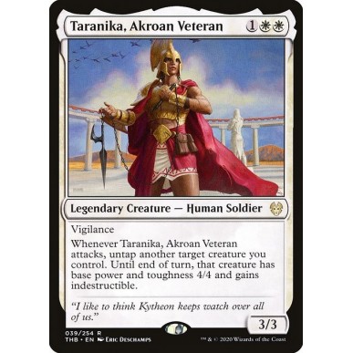 Taranika, Veterana di Akros