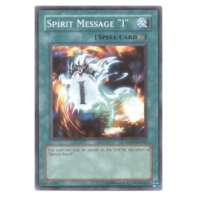 Spirit Message "I"