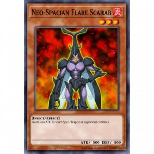 Scarabeo Fiammata Neo-Spaziale