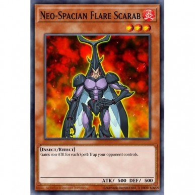 Scarabeo Fiammata Neo-Spaziale