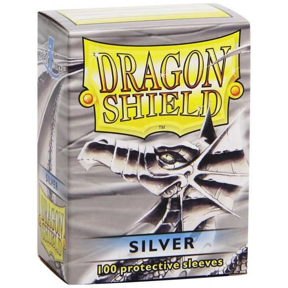 Standard - Classic Silver (100 Bustine) - Dragon Shield Bustine Protettive
