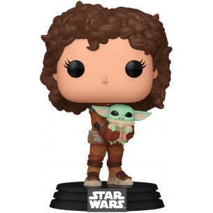 Funko Pop 665 - Peli Motto with Grogu - Star Wars 2