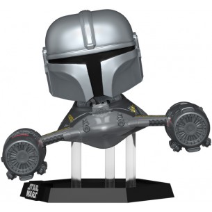 Funko Pop 670 - The Mandalorian in N-1 Starfighter (with R5-D4) - Star Wars (Oversized) 2