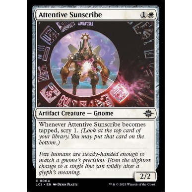 Attentive Sunscribe