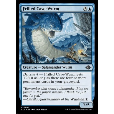 Frilled Cave-Wurm