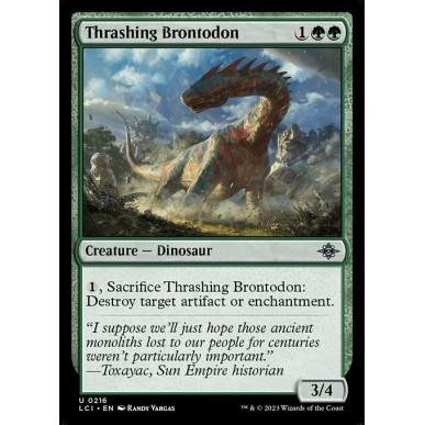 Thrashing Brontodon