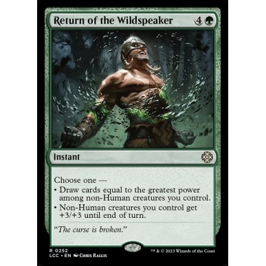 Return of the Wildspeaker