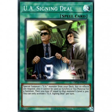 U.A. Signing Deal