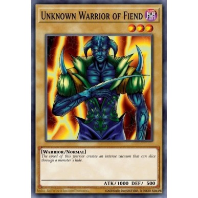 Unknown Warrior of Fiend (V.1 - Common)