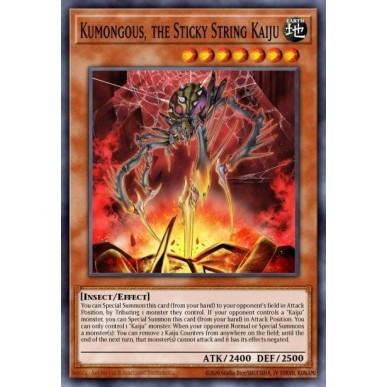 Kumongous, il Kaiju Filo Appiccicoso