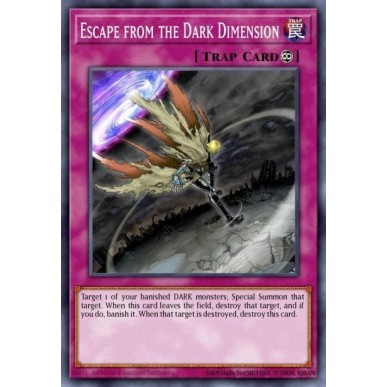 Escape from the Dark Dimension