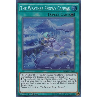 The Weather Snowy Canvas