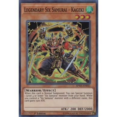 Kageki - Sei Samurai Leggendario