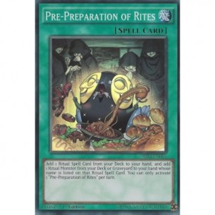 Pre-Preparation of Rites
