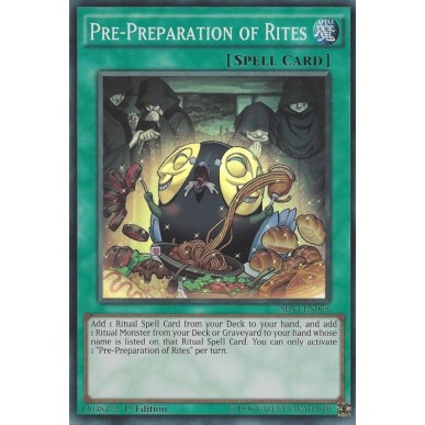 Pre-Preparation of Rites