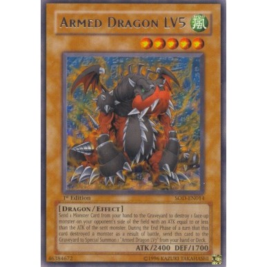Drago Armato LV5 (V.1 - Rare)