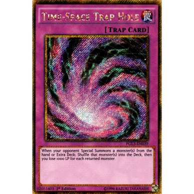 Time-Space Trap Hole