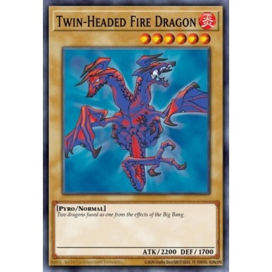 Twin-Headed Fire Dragon (V.2 - Common)