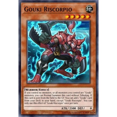 Gouki Crescorpio (V.2 - Starfoil Rare)