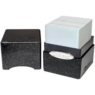 Satin Cube - Glitter Black - Ultra Pro 2